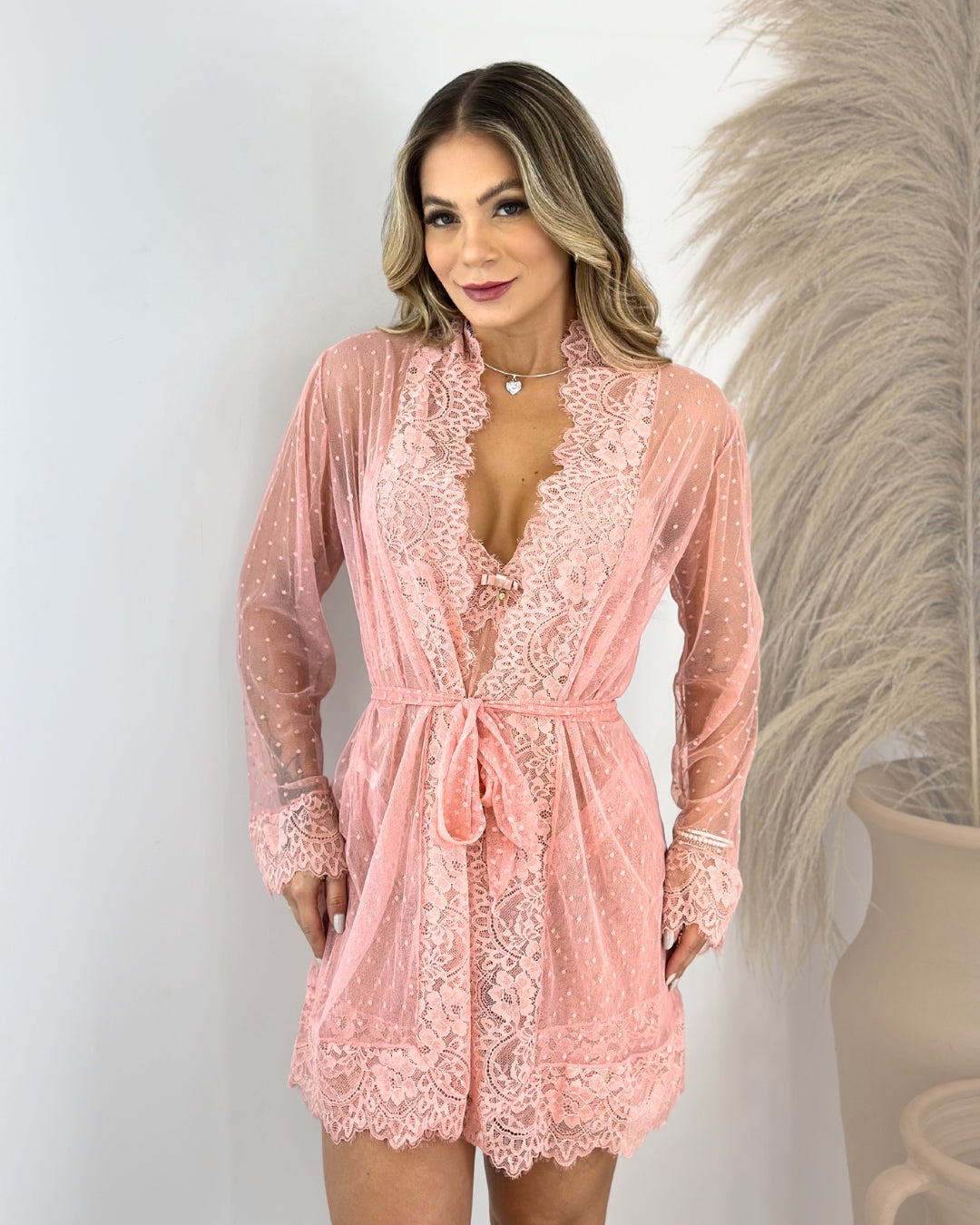 Voile de Paris Set – Chemise + Robe and Panties