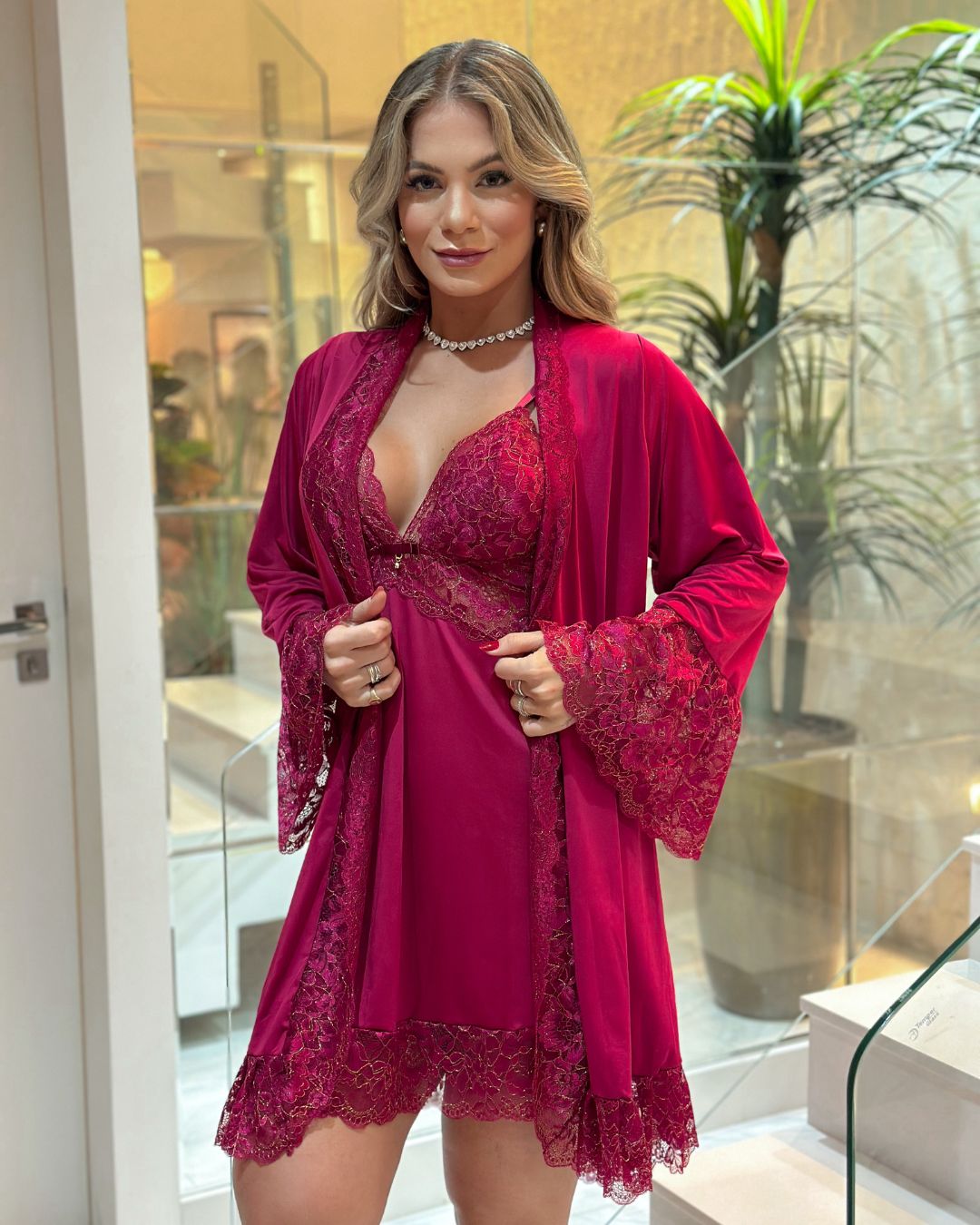 Euphoria Set – Nightdress + Robe & Panty