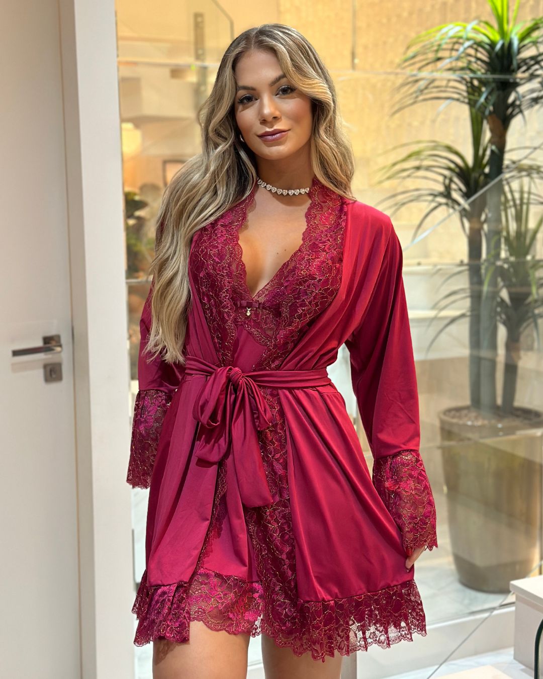 Euphoria Set – Nightdress + Robe & Panty