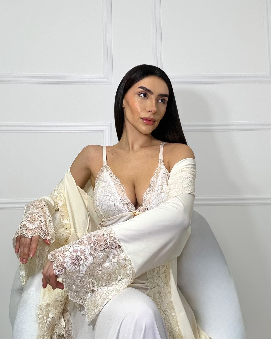 J’adore Set – Long Nightgown and Panty