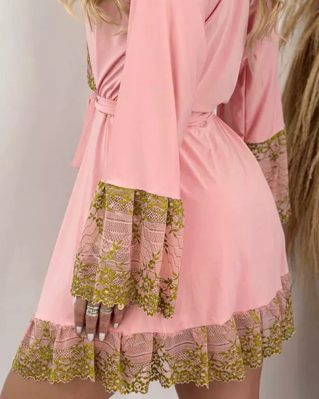 Lady Primrose Set – Nightgown + Robe + Panty