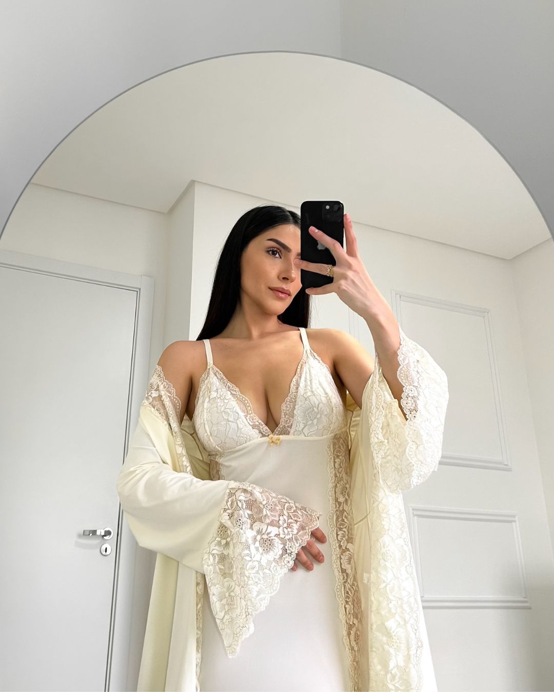 J’adore Set – Long Nightgown and Panty