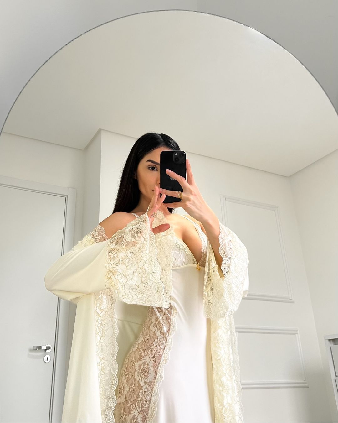 J’adore Set – Long Nightgown and Panty