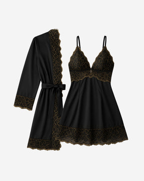 Paco Rabanne Set – Nightdress + Robe & Panty