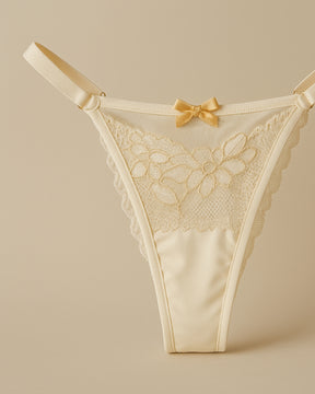 J’adore Panty – Adjustable Microfiber and Lace
